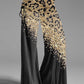 Women's casual leopard print patchwork bootcut šňůra kalhoty široká noha kalhoty